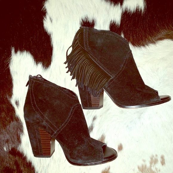 gianni bini peep toe booties